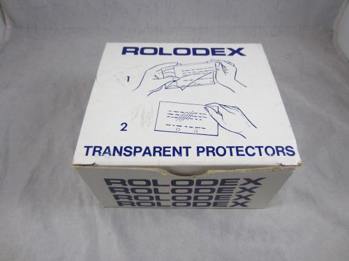 Rolodex Organizing System Transparent Business Card Protectors Clear TP-24