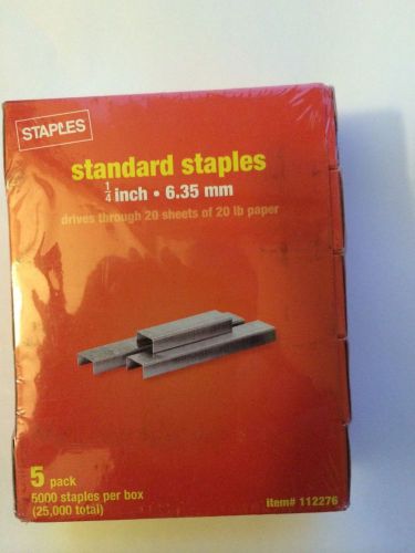 Staples Standard Staples 5 Pack (25,000 Total)