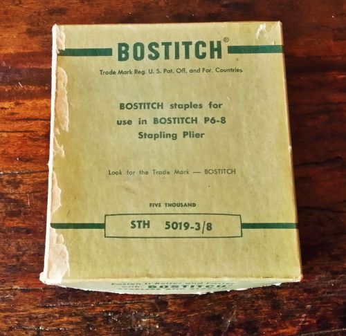 BOSTITCH STH 5019 - 3/8&#034; STAPLES FOR USE IN P6-8 STAPLING PLIER.