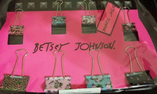 Betsey Johnson Binder Clips