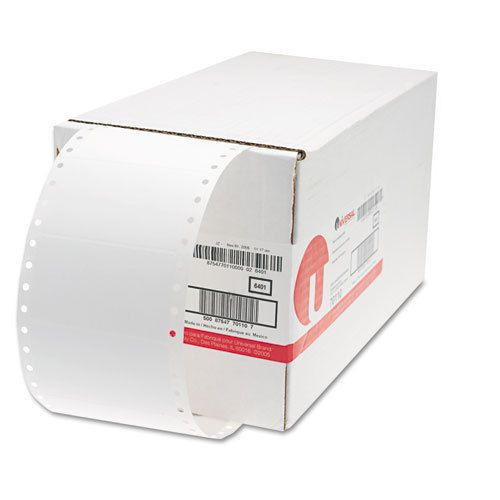 Dot Matrix Printer Labels, 1 Across, 1-15/16 x 3-1/2, White, 5000/Box
