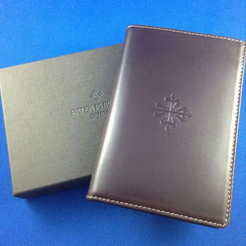 patek philippe brown leather notepad plus refill baselworld 2014