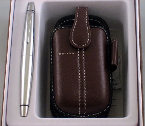 NIB Cross Black Ball Point Pen Phone Case Notepad Collectors Hot! Price $1 Gift