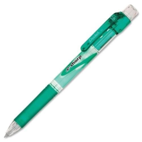 Pentel e-sharp mechanical pencil - 0.5 mm lead size - green barrel - 1 (az125d) for sale