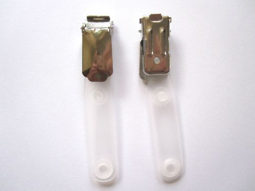 25x metal clip for id card shell card holder for sale