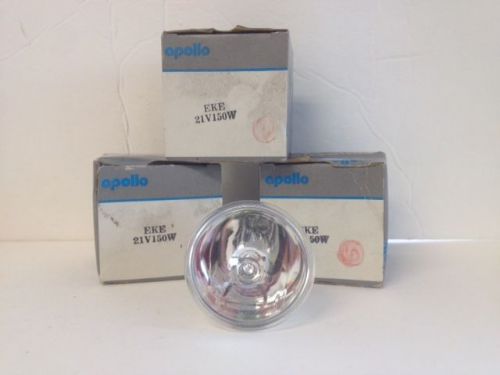 NEW APOLLO PROJECTION LAMP EKE LOT OF 3