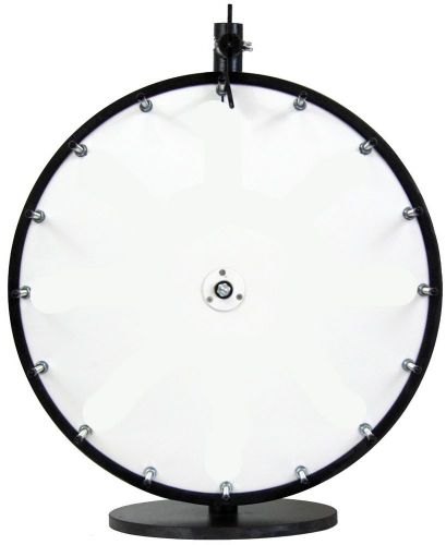 18&#034; White Do it Yourself Prize Wheel with Table Stand HOLIDAY SPECIAL!!