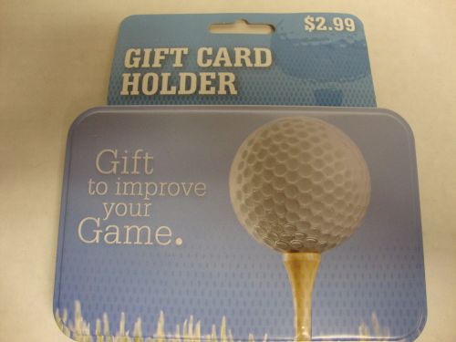 Golf Theme GIFT CARD HOLDER (gift card not included)