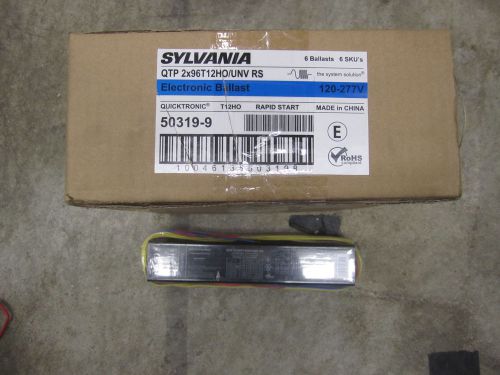 Qtp 2x96t12ho/unv rs 120-277v ballast - osram sylvania lot of six for sale