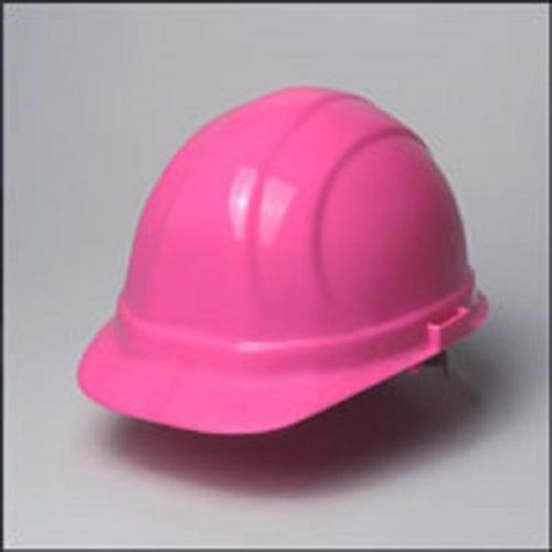 Erb hi-viz pink  4 pt ratchet suspension standard safety hard hat for sale