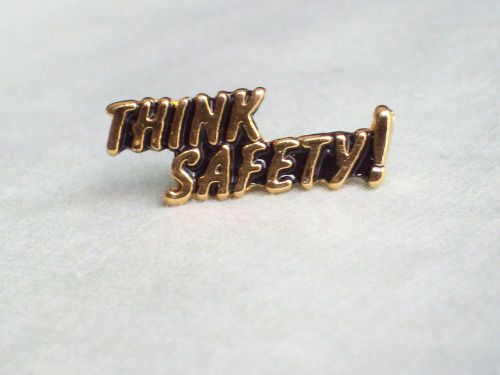 Think Safety Lapel Pin
