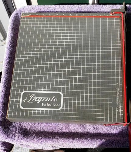 Vintage Ingento Guillotine Paper Cutter Series 1200