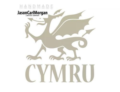 JCM® Iron On Applique Decal, Cymru Silver