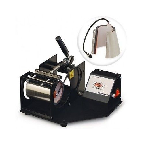 Heat Transfer Press Machine Coffee Latte Mug Usage Sublimation Heat Press, New