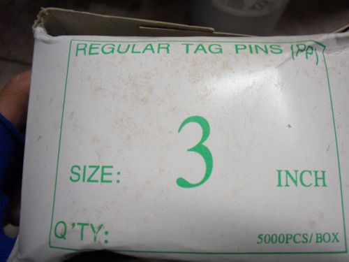 New Tag Gun Pins 3&#034; Plastic 5000 pcs per a box Fast Shipping