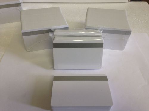 250 UltraCard White CR80 .30 mil - PVC Cards Hi Co 2 Track - Silver Mag Stripe