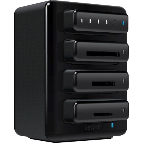 Lexar professional workflow hr2 four-bay thunderbolt 2 usb 3.0 reader &amp; storage for sale