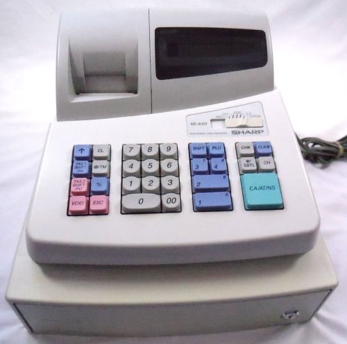 VERY NICE!! SHARP XE-A101 ELECTRONIC CASH REGISTER EXCELLENT CONDITION