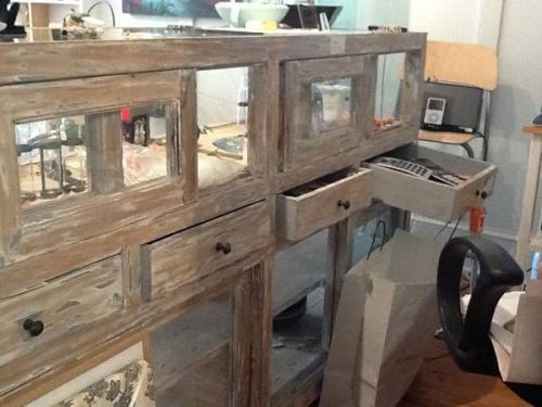 Large Vintage Display Cabinet