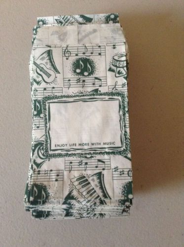 lot 100 mini paper bags music themed store supplies craft fairs