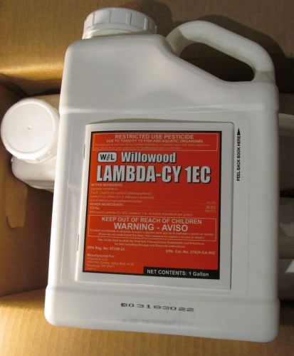 CASE 4-GALLONS WILLOWOOD LAMBDA-CY 1EC BROAD SPECTRUM CROP INSECTICIDE