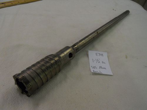 New 1-1/2&#034; diameter bosch sds max carbide tip rotary hammer core drill bit e348 for sale