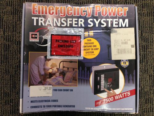 Briggs and Stratton Portable Generator Emergency Power Transfer System