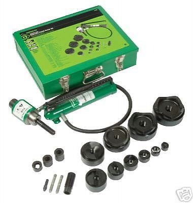 Greenlee 7310sb hand pump hydraulic driver punch kit for sale