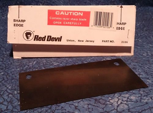 RED DEVIL 2106  blade  6&#034; x 3&#034; for carpet linoleum plaster adhesives removal