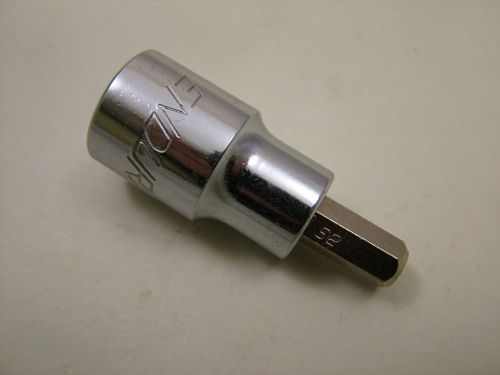 Hex allen key bit socket 1/2&#034; drive 8mm Endura brand industrial quality S2/CrV