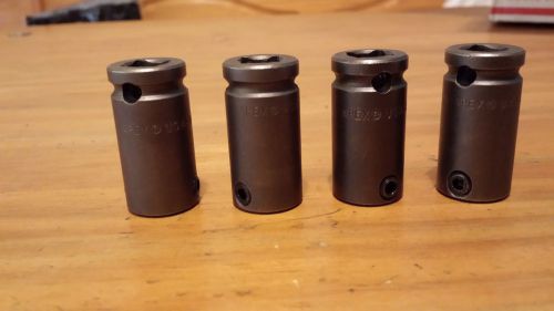 Apex Tap Holding Socket Set of 4 1/4, 5/16, 7/16, and 3/8  USA made
