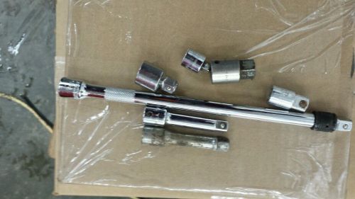 Used 3/8 drive extensions and adapter lot