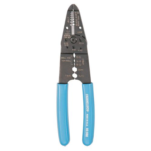 Wire Stripper, 22 to 10 AWG, 8-1/4 In 908