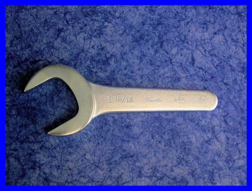 Martin 1-15/16&#034; Chrome 30 Degree Head Service/Pump Wrench Made in USA Part 1262