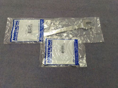2 X NEW Armstrong Double Open End Wrenches 26-139 26-058