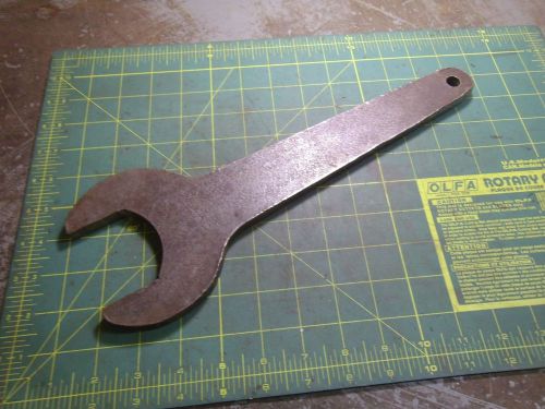 2 5/16 OPEN END WRENCH SHOP MADE 13 1/4&#034; LONG 7/16 THICK #52109