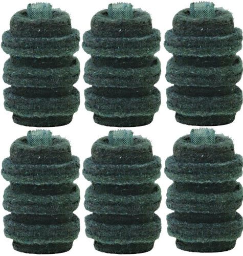 6 Pack Wool Felt Fuel Oil Filter Replacement Cartridge by General Filter 1A-30