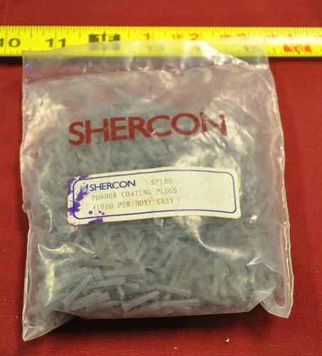 SHERCON POWER COATING TAPERED PLUGS GREY 1000 TO A BAG