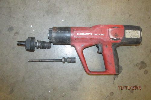 HILTI  DX-A40 Cal.27 powder actuated nail gun, bare tool only  USED  (334)