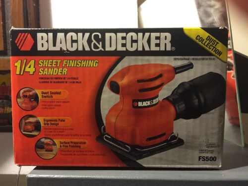 Black And Decker 1/4 Sheet Finishing Sander