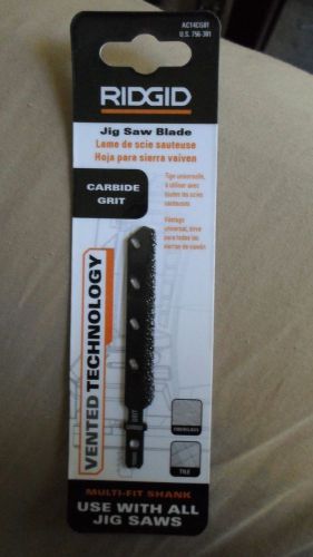 Ridgid Carbide Grit Jig Saw Blade # AC14CG01 Fiberglass &amp; Tile New in Package