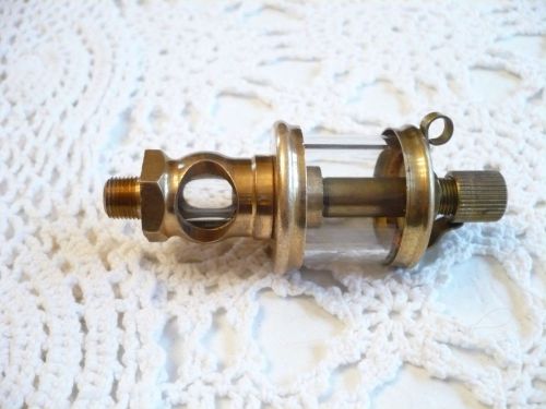Lunkenheimer no. o 1298 royal brass oil hit &amp; miss engine steam engine usa for sale