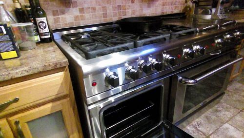 Capital Precision 60&#034; Stainless Steel Gas Double Oven 6 burners with griddle