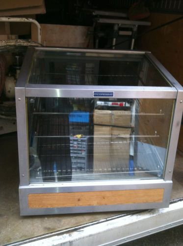 &#034;PROGRESSIVE&#034; 3 SHELF COUNTER TOP REFRIGERATED LIGHTED DISPLAY CASE