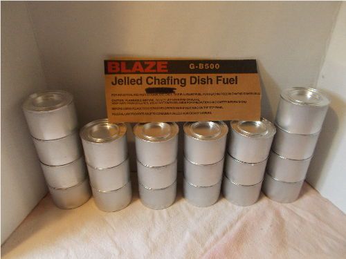 Blaze Jelled Chafing Dish Fuel Cans G-B500 Qty. 20 Cans
