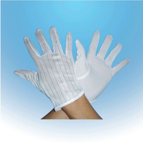 High quality anti-static anti-skid gloves esd pc computer working white for sale
