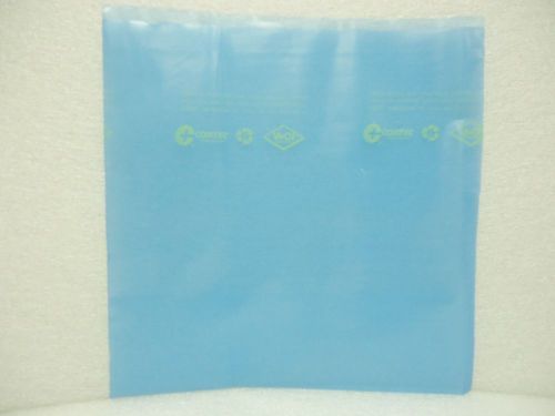 New cortec 20800234 vpci-126 4 mil blue heat-sealable bags 12&#034; x 12&#034; lot of 25 for sale