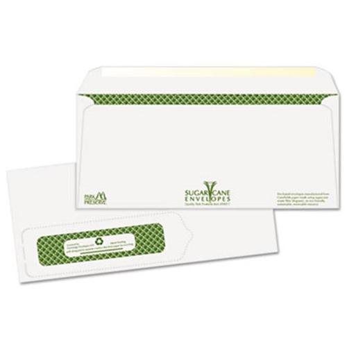 Quality Park 90077 Bagasse Sugarcane Tinted Window Envelopes, No.10, 500-Box