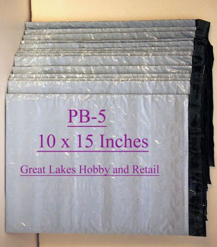 10 Poly Bubble Padded Envelope Mailers PB-5, size #5, 10 x 15 Inches