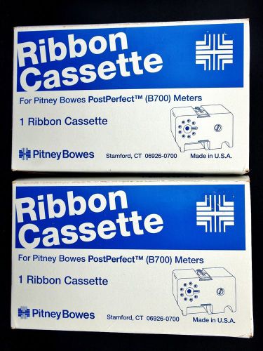 NIB Lot Of 2 Pitney Bowes Ribbon Cassette 767-S New In Package USA Made